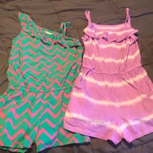 Girls 6-6x Rompers